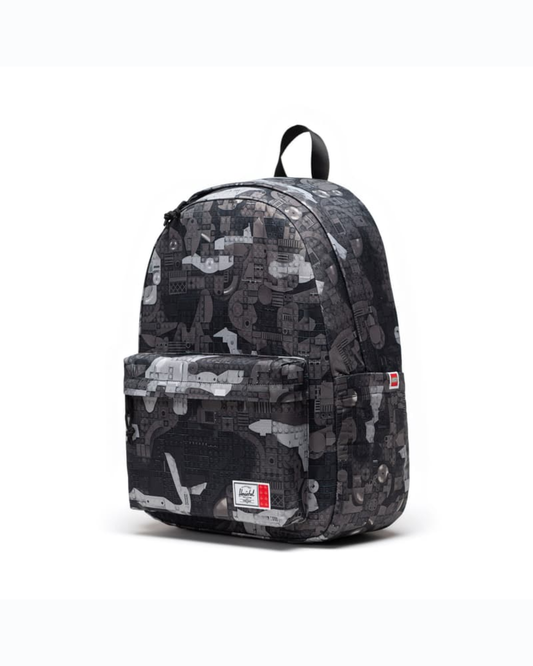 Lego® Herschel™ - Mochila Classic XL – Peças Abstratas Preto 5010424