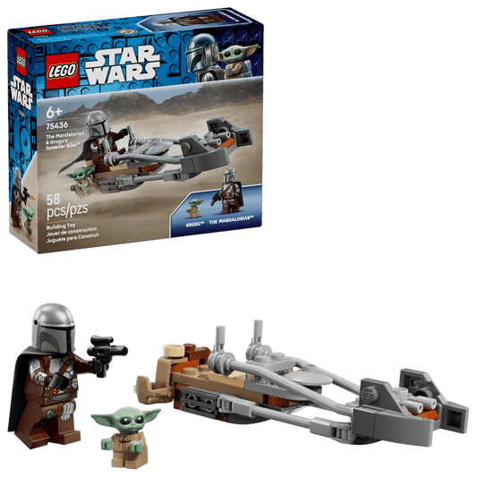 Lego® Star Wars - Speeder Bike™ de The Mandalorian e Grogu 75436