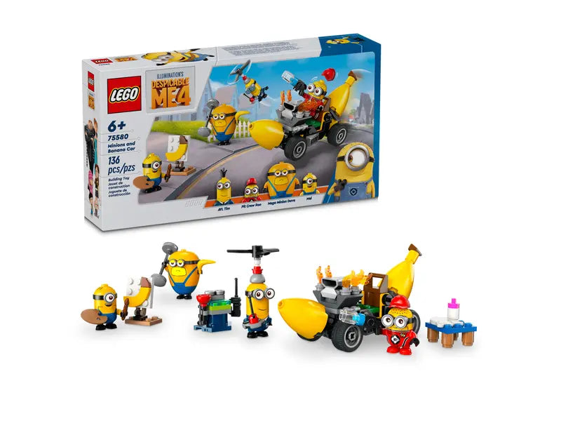 Lego® Gru - Minions e Carro Banana 75580