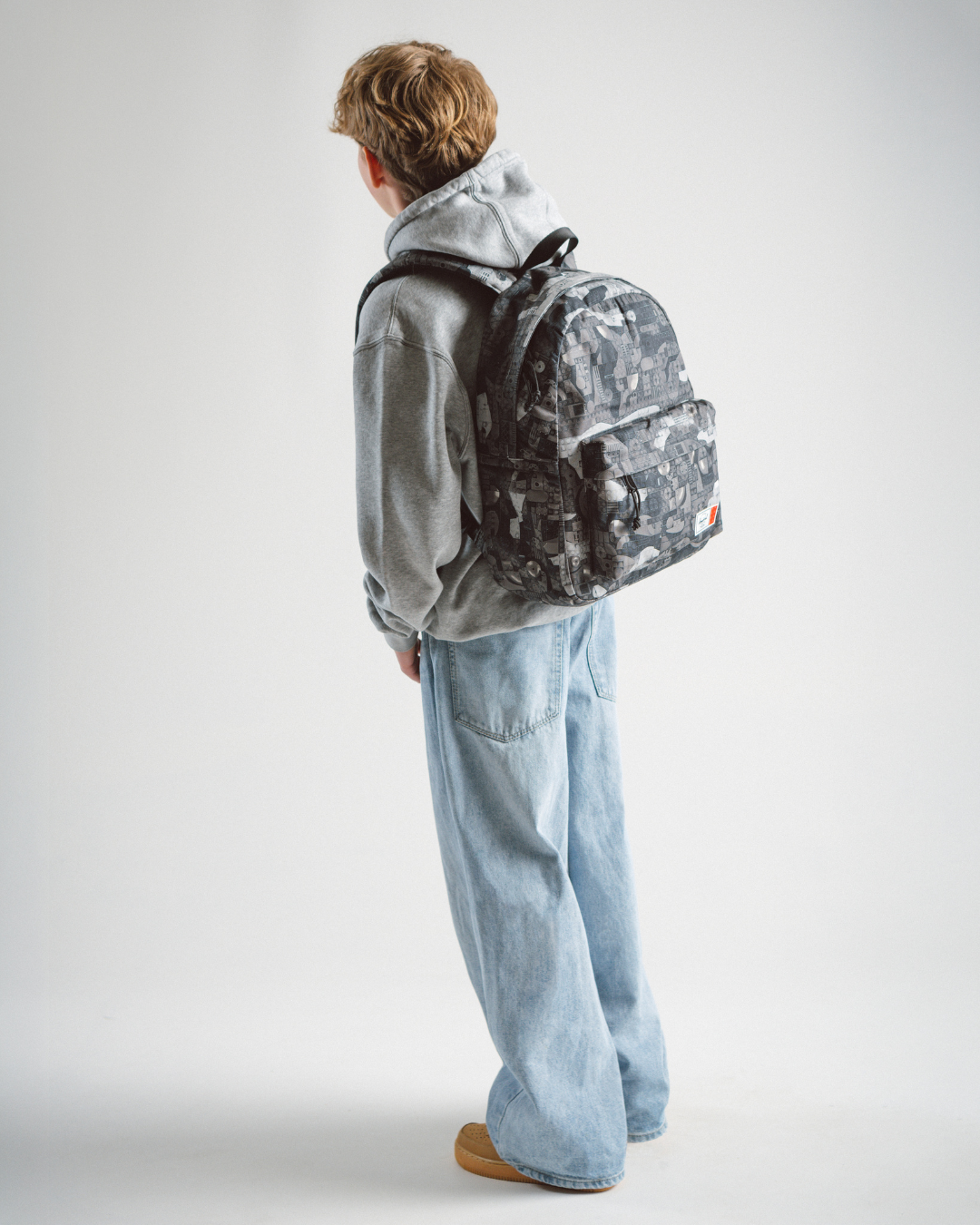 Lego® Herschel™ - Mochila Classic XL – Peças Abstratas Preto 5010424