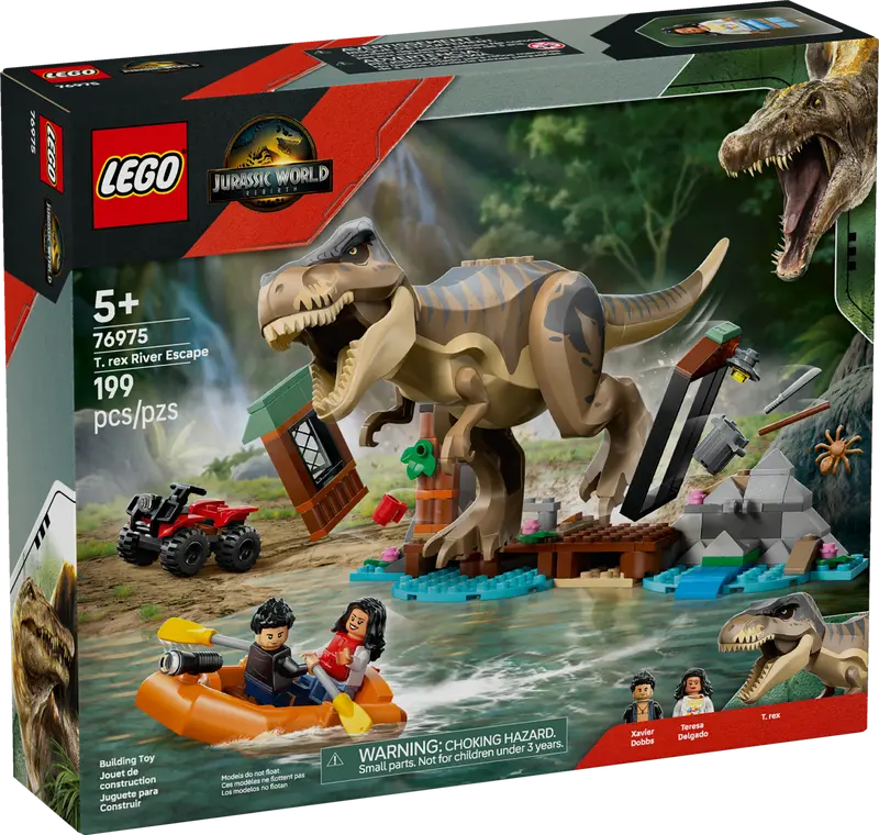Lego® Jurassic World -  Fuga Pelo Rio do T. rex 76975