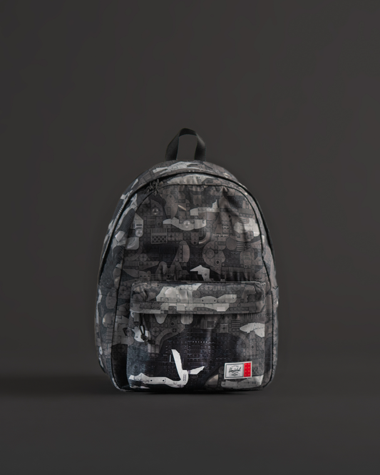 Lego® Herschel™ - Mochila Classic XL – Peças Abstratas Preto 5010424