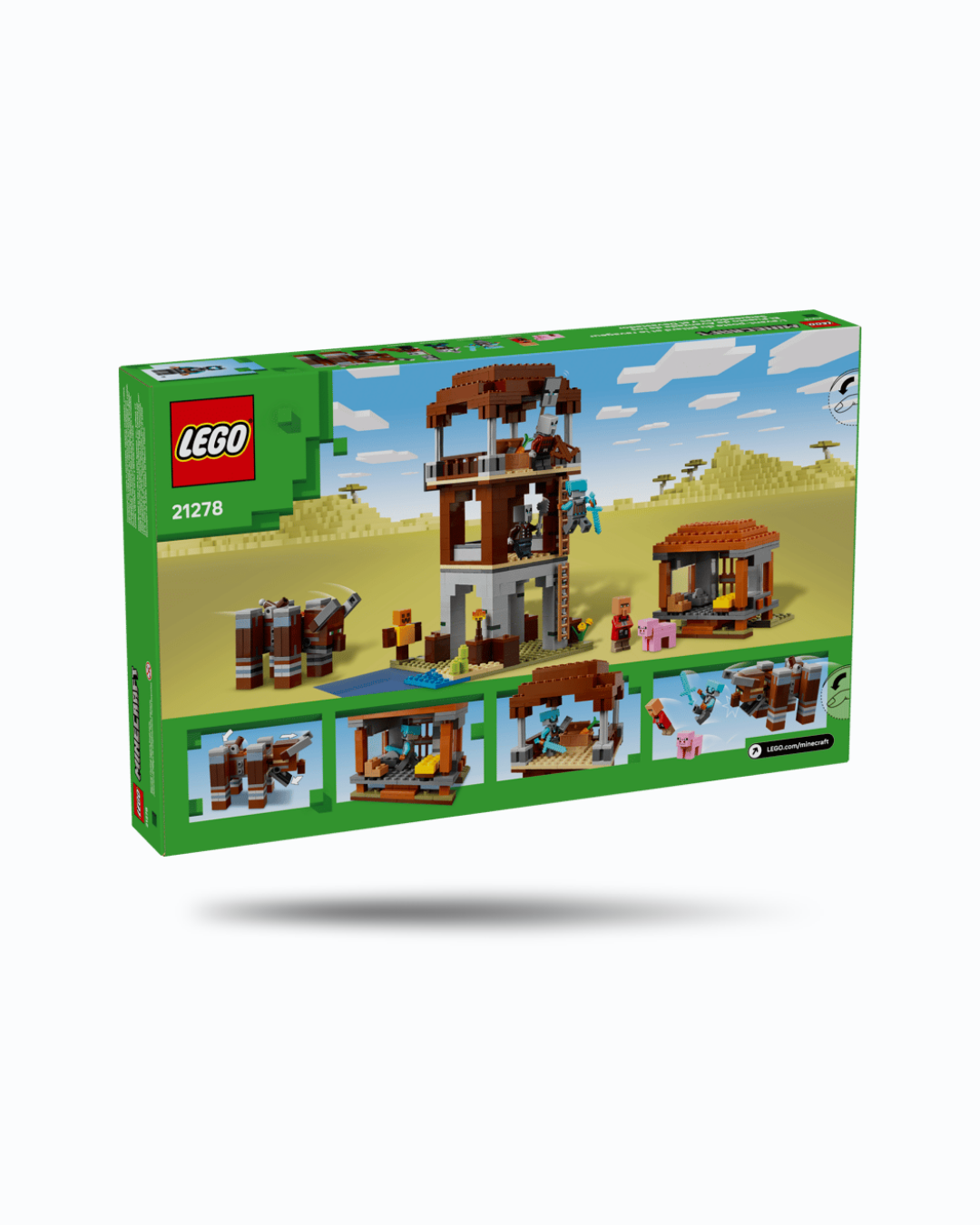 Lego® Minecraft - O Posto Avançado do Saqueador e Devastador 21278