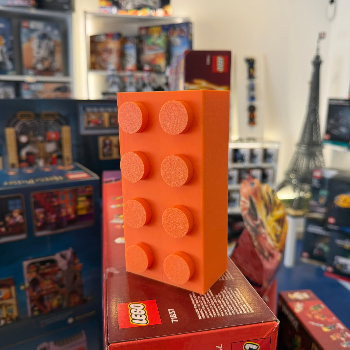 Vaso para Flores Lego Botanicals - Laranja - Formato Peça