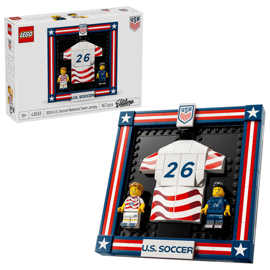 Lego® Editions - Icons - Camisola da Seleção Nacional de Futebol dos EUA de 2026 43033