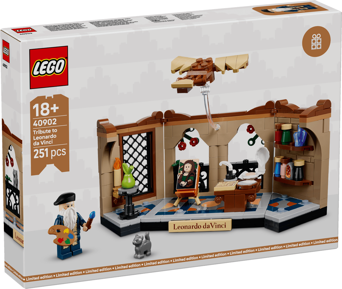 Lego® Icons - Tributo a Leonardo da Vinci 40902