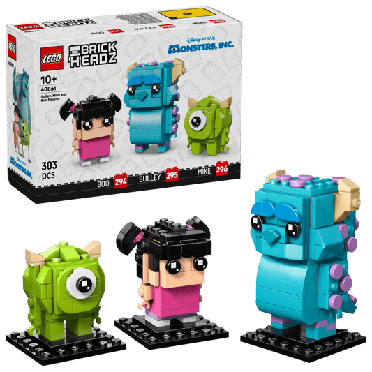 Lego® Brickheadz - Figuras de Sulley, Mike e Boo 40861