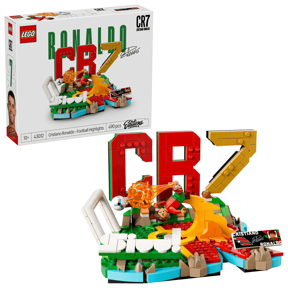 Lego® Editions - Icons - Editions - Cristiano Ronaldo – Destaques do Futebol